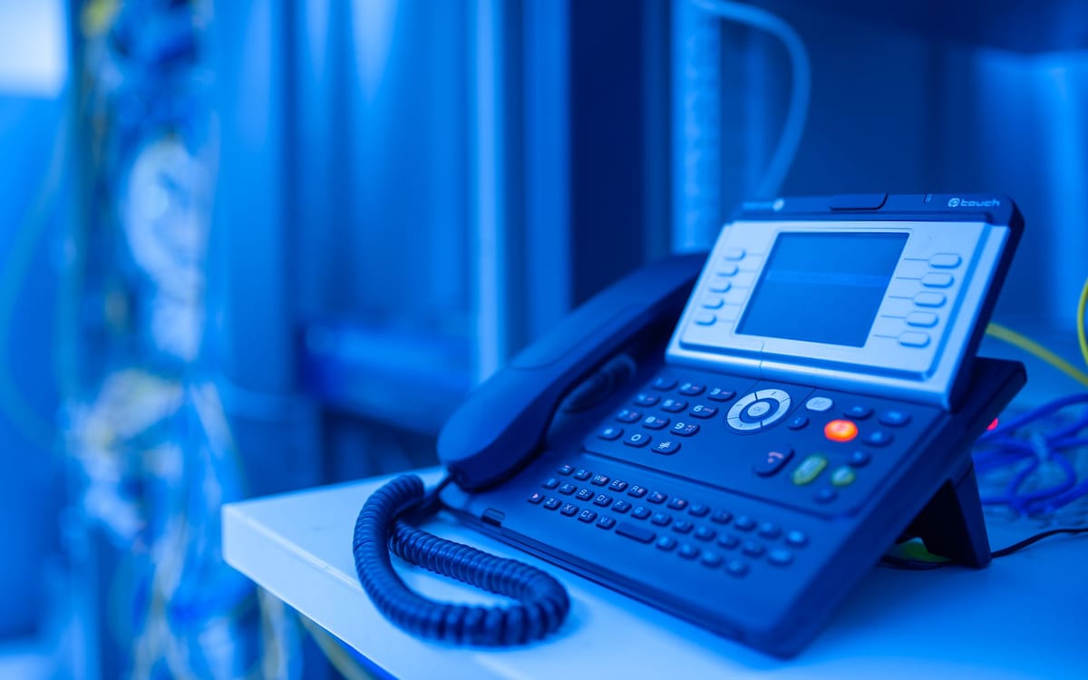 Desk phones provisioned and installed by Greenstem